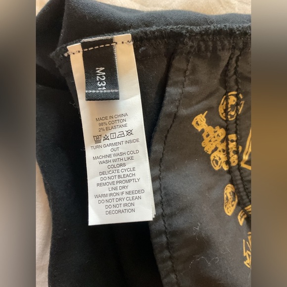 KATE SPADE Broome Street 27 Stretch Velveteen Pant Straight Leg Black - Picture 10 of 14